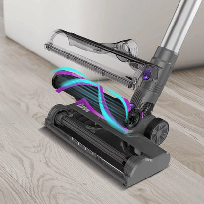 "Powerful Cordless Stick Vacuum: 20Kpa Suction, 2200mAh Battery, Lightweight, Ideal for Hardwood Floors & Pet Hair"