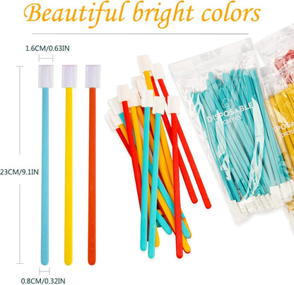 Crevice Cleaning Tools Kit with Disposable Toilet Brush - Set of 20