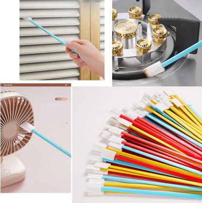 Crevice Cleaning Tools Kit with Disposable Toilet Brush - Set of 20