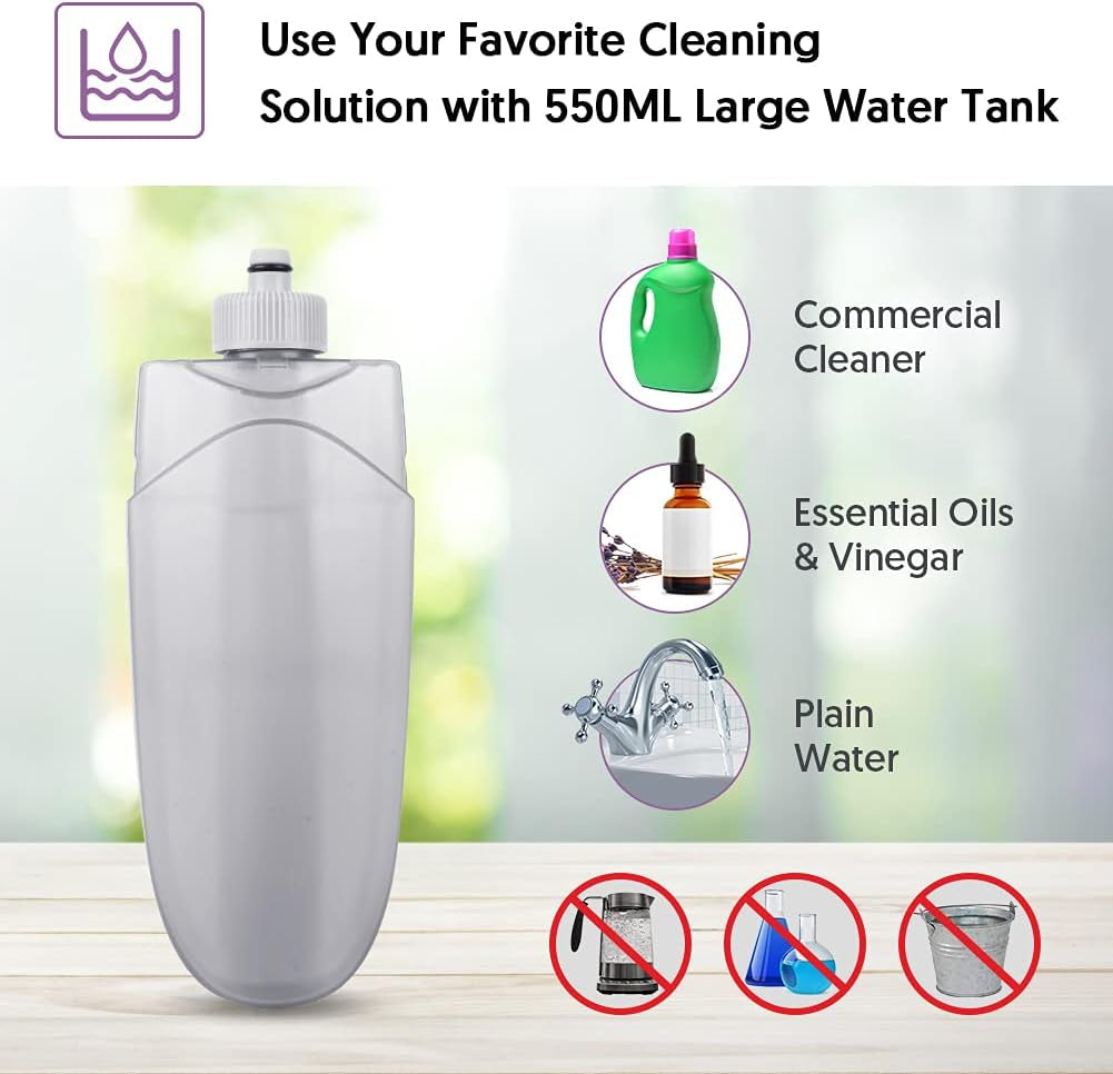 Microfiber Spray Mop with Refillable Bottle and Washable Pads - Ideal for Hard Floors